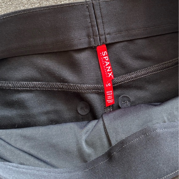 NEW With Tags SPANX Leather Like Skinny Noir Size Large - Picture 6 of 8